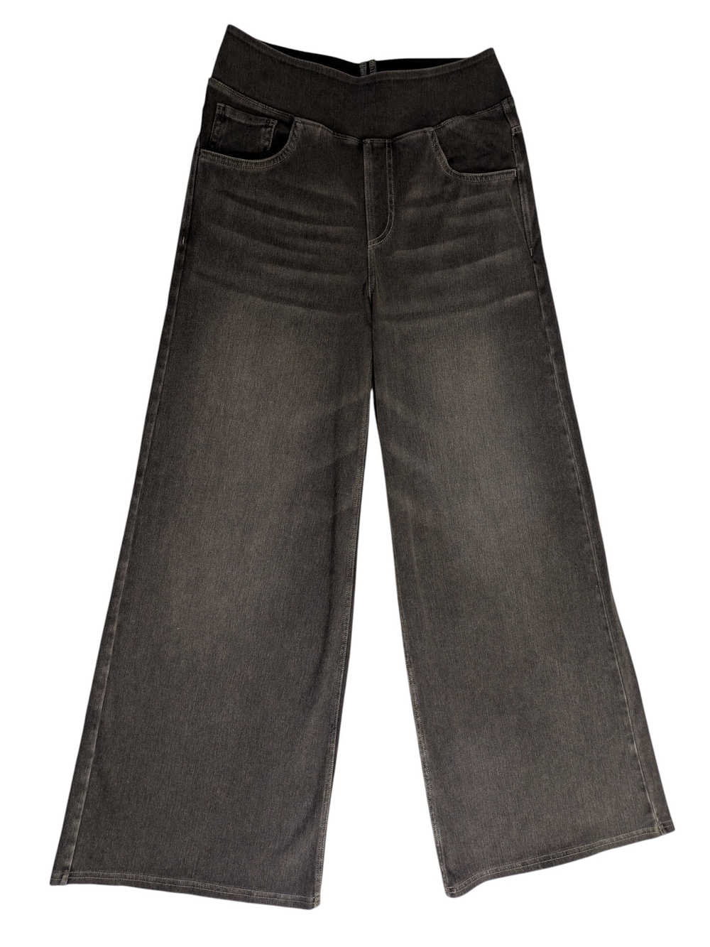 HALARA Flex High Waisted Wide-Leg Stretchy Pants with Elastic Waist